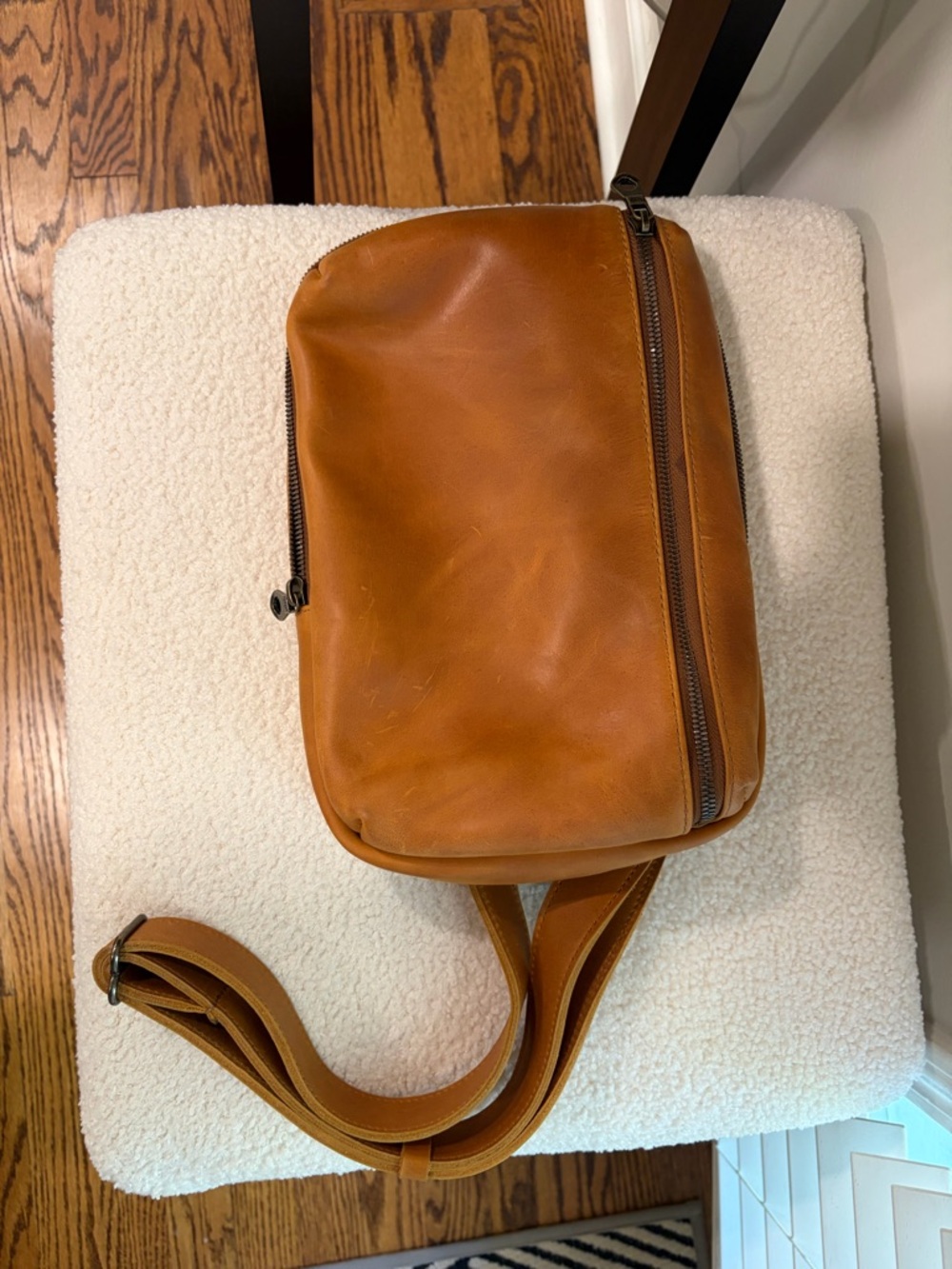 NEW Parker Clay Bale Sling Bag - Brown